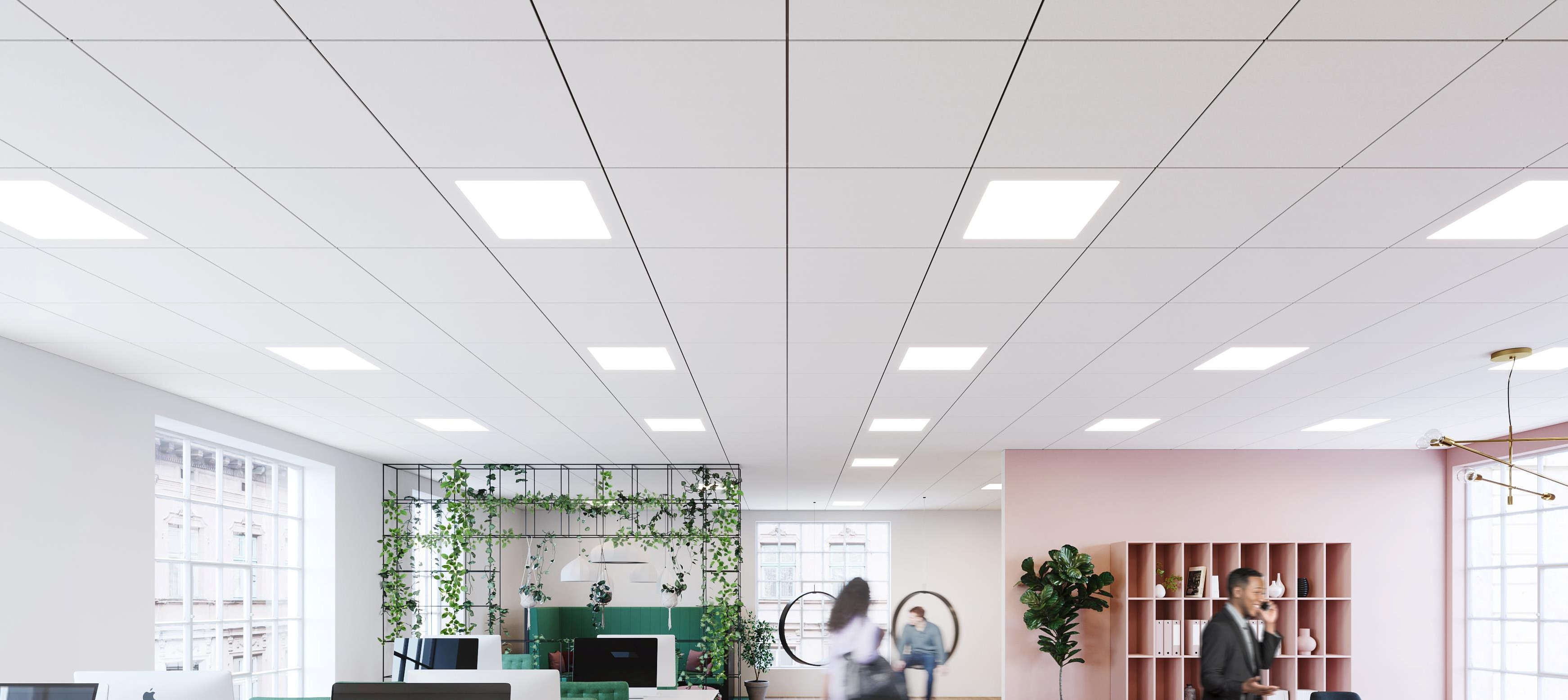 Ecophon Focus | Abgehängte Akustikdecke | Akustikdecken von Ecophon für beste Raumakustik