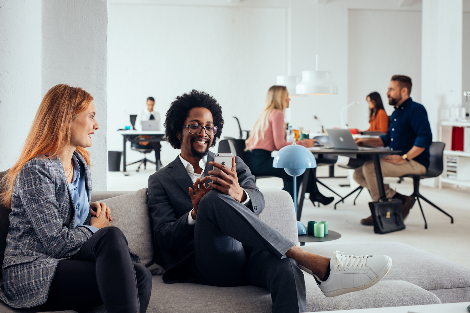 People in office environment