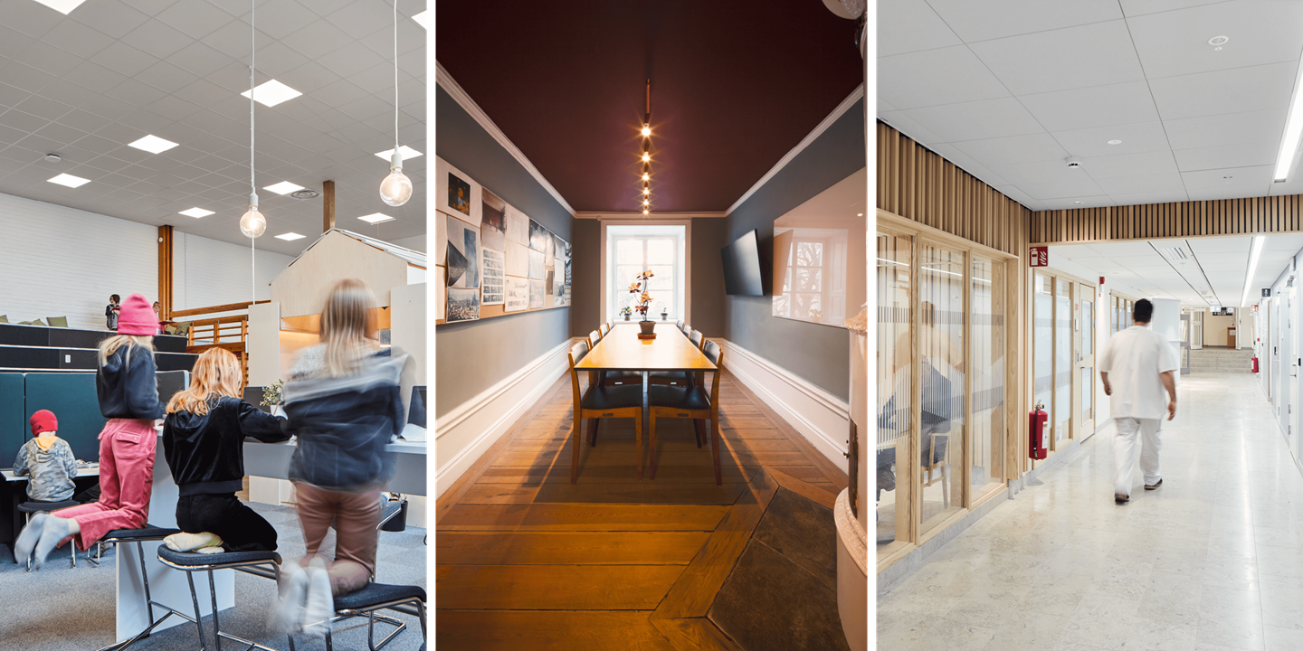 Luncha med oss! Upptäck akustik inom skola, kontor och vård med Ecophon