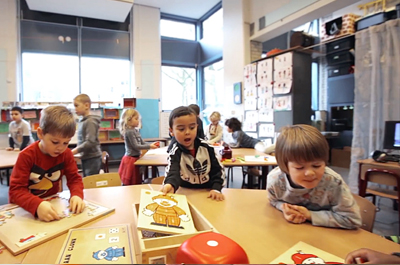 Children attending Westerpark school