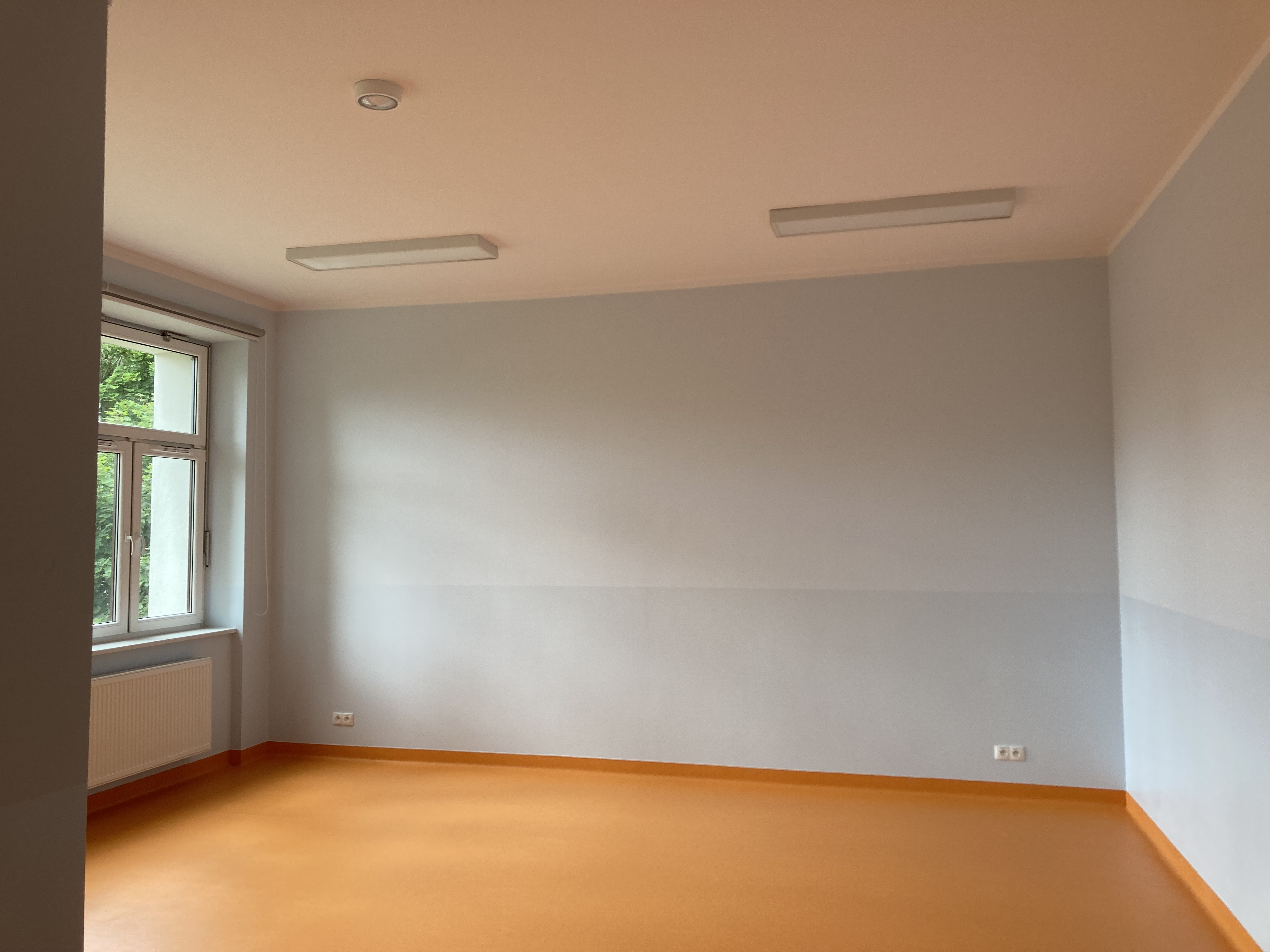 Pièce sans traitement acoustique