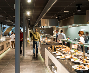 Acoustic ceilling at Meander Medisch Centrum