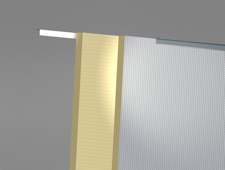 Sektion av Combison Barrier system