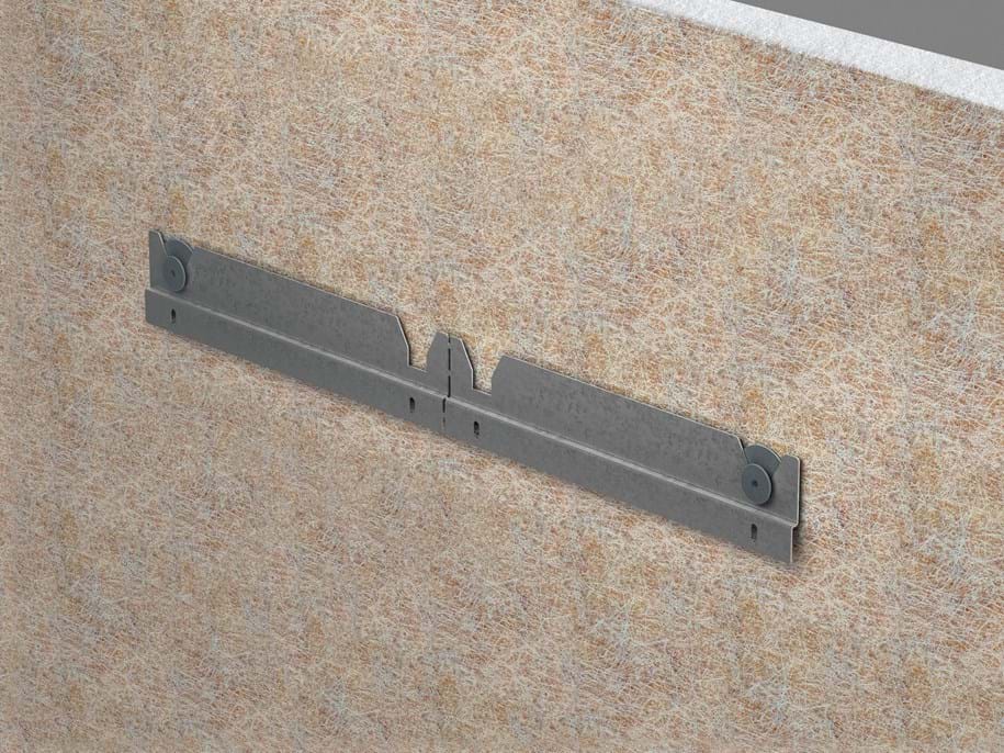 Close-up of wall mounted installation